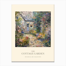 Flower Symphony Cottage Garden Poster 14 Canvas Print