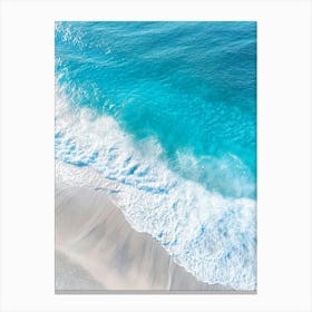 Aerial View Of A Beach 106 Canvas Print