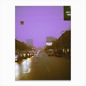 purple hour 1 Canvas Print