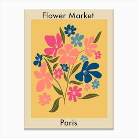 Flower Market Paris 1 Toile