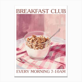Breakfast Club Granola Bowl 3 Canvas Print