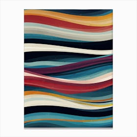 Abstract Wave Pattern 2 Canvas Print