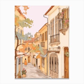 Nicosia Cyprus 2 Illustration Canvas Print