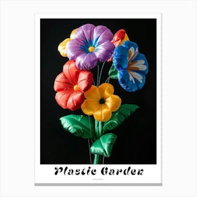 Bright Inflatable Flowers Poster Wild Pansy 2 Canvas Print