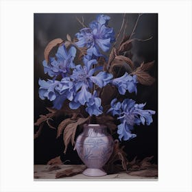 Contemporary Floral Painting Canvas Print