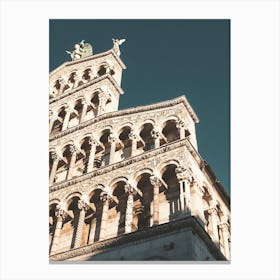 Churches Of Lucca Italy Tuscany 02 Canvas Print