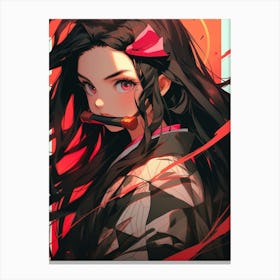 Nezuko Kimetsu No Yaiba Canvas Print