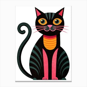 Black Cat 17 Canvas Print