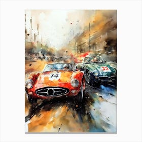 Car racing sport 1 Canvas Print