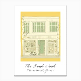 Thessaloniki, Greece The Book Nook Pastel Colours 1 Poster Canvas Print