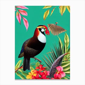 Pheasant Tropical bird Canvas Print
