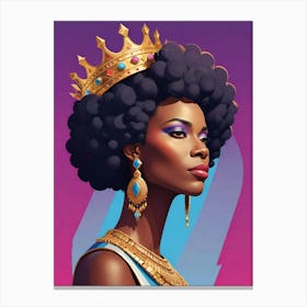 Afro Queen 3 Canvas Print