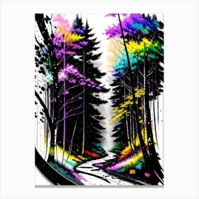 Forest Road 2 Canvas Print