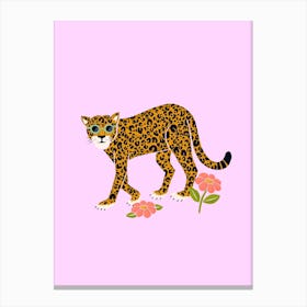 Cool Cat Leopard Canvas Print