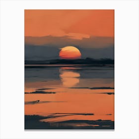 Sunset Painting 17 Canvas Print