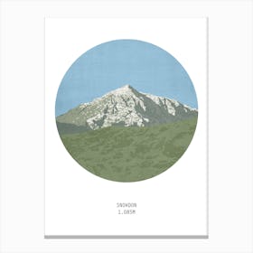 Snowdon Yr Wyddfa Wales Mountain Canvas Print