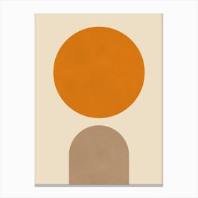 Minimalist geometric shapes 5 Canvas Print