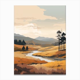 The Rob Roy Way Scotland 2 Hiking Trail Landscape Canvas Print
