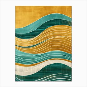 Waves I Canvas Print Canvas Print