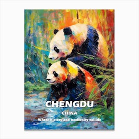 Chengdu China: Where History and Modernity Collide Canvas Print