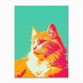 Pop - Cat Canvas Print