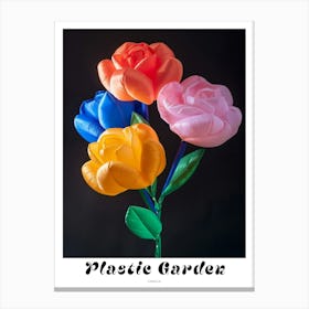 Bright Inflatable Flowers Poster Camellia 2 Canvas Print