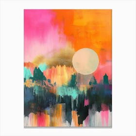 Abstract Modern Landscape Canvas Print