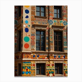 Colorful Facade Of A Building 1 Canvas Print