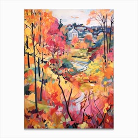 Autumn Gardens Painting Rosendals Trdgrd Sweden 1 Canvas Print