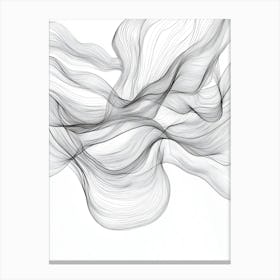 Abstract waves Canvas Print