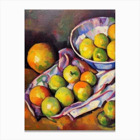 Turnip Cezanne Style vegetable Canvas Print
