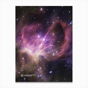 IC 348, Perseus constellation (James Webb/JWST) — space poster Canvas Print