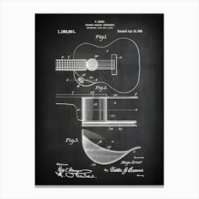 Guitar Gifts Acoustic Guitar Guitar Decor Guitar Wall Decor Guitar Poster Guitar Blueprint Guitar Patent Print Mg9911 Canvas Print