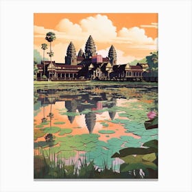 Angkor Wat, Siem Reap Cambodia 4 Canvas Print