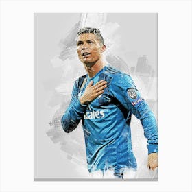 Cristiano Ronaldo Painting Canvas Print