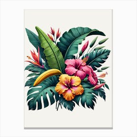 Tropical Botanical Canvas Print