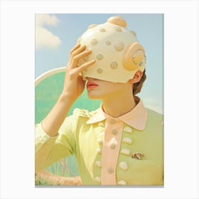 The Female Future VR Vintage 50s Canvas Print