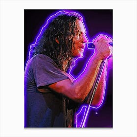 Eddie Vedder on Stage Canvas Print