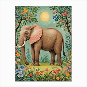 African Elephant Canvas Print