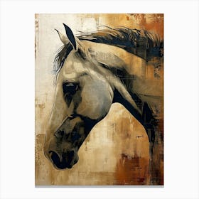 Grey Horse Canvas Print