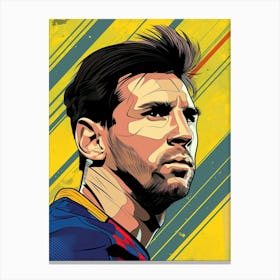 Lionel Messi 8 Canvas Print