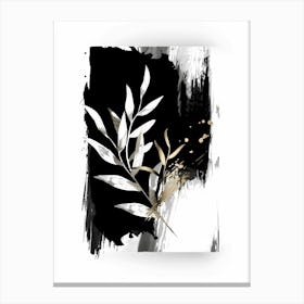 Gold Leaf Painting 3 Canvas Print