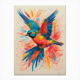 Bird In Flight 1 Canvas Print