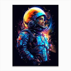 Astronaut In Space 6 Canvas Print