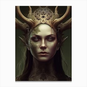 Hel Viking Mythology Canvas Print