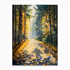 Autumn Path Canvas Print