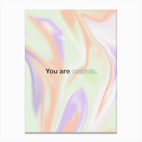 You Are Cosmic Canvas Print