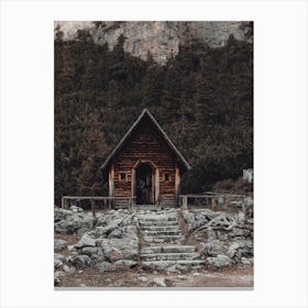 Tiny Wooden Cabin Canvas Print