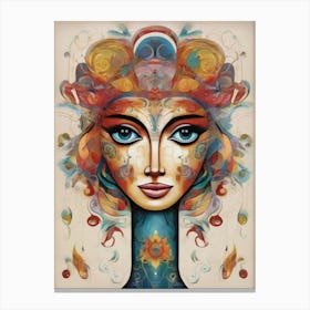 Shamanic Woman Canvas Print