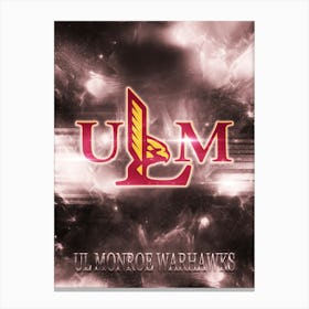 Ul Monroe Warhawks Canvas Print